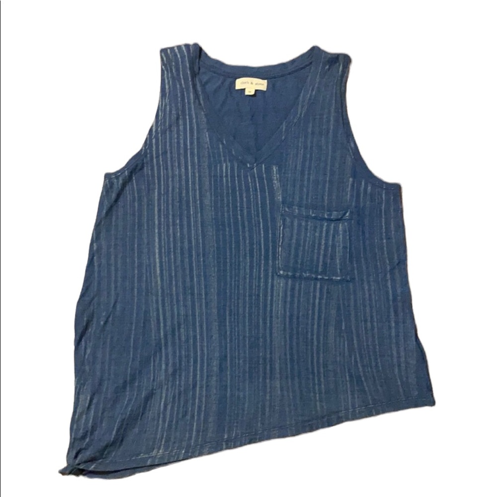 ANTHROPOLOGIE Cloth and stone asymmetrical tank - Picture 3 of 9